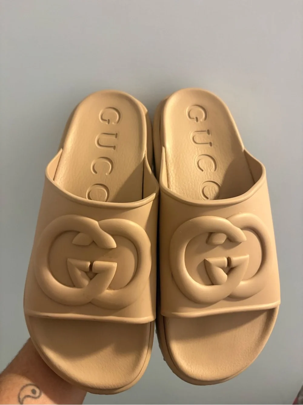 Gucci platform slide